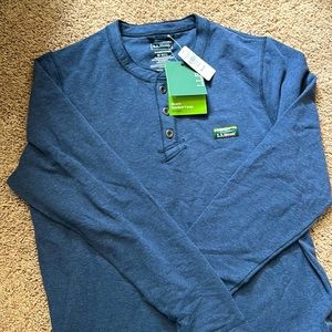 LL Bean Bean Comfort Camp Henley sweater - NEW- M